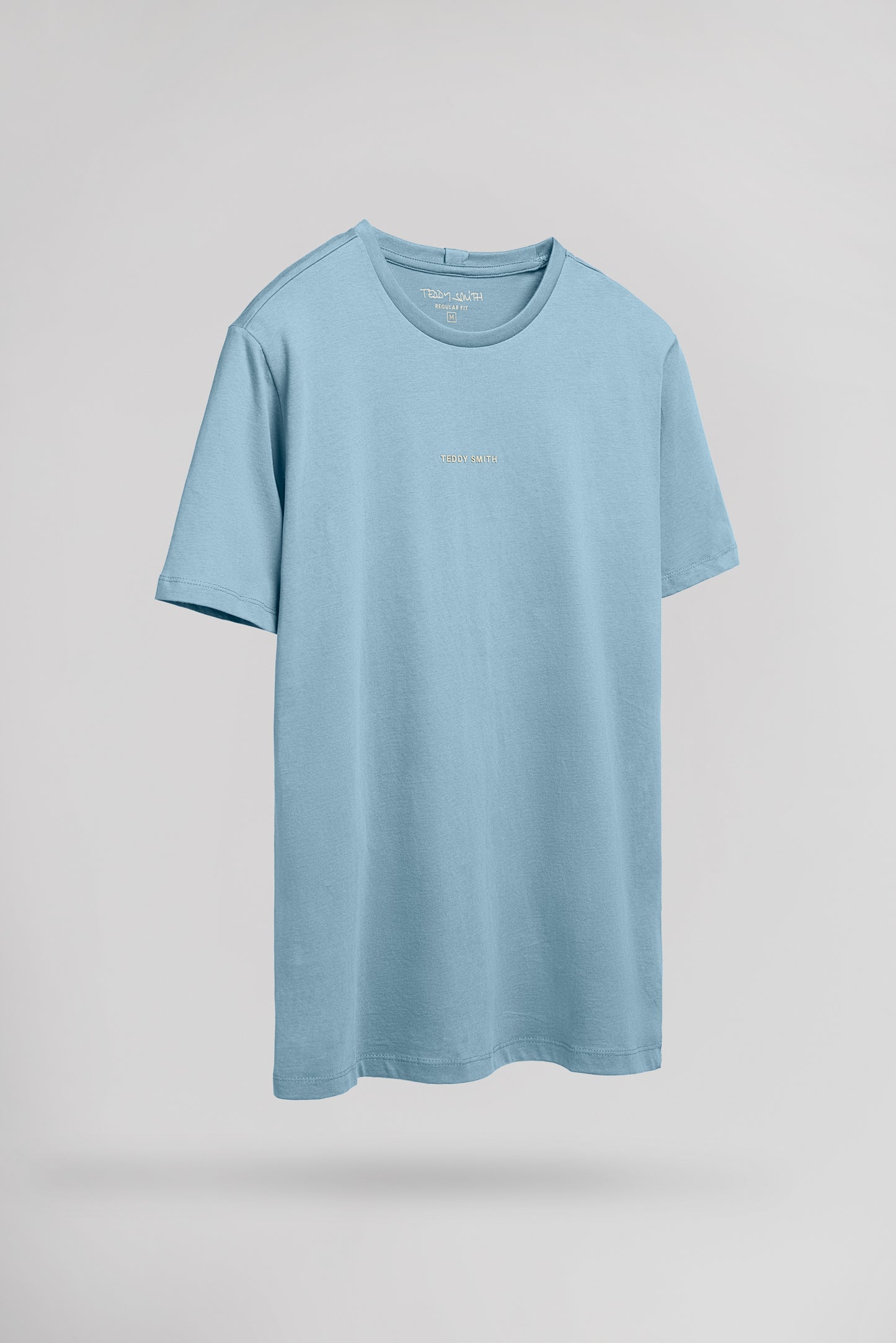 T-shirt col rond T-SOY 2 MC BLEU GRIS