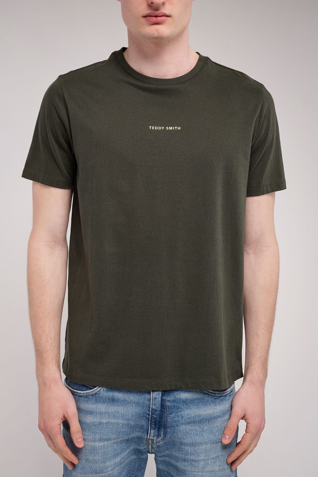 T-shirt col rond T-SOY 2 MC DEEP KAKI