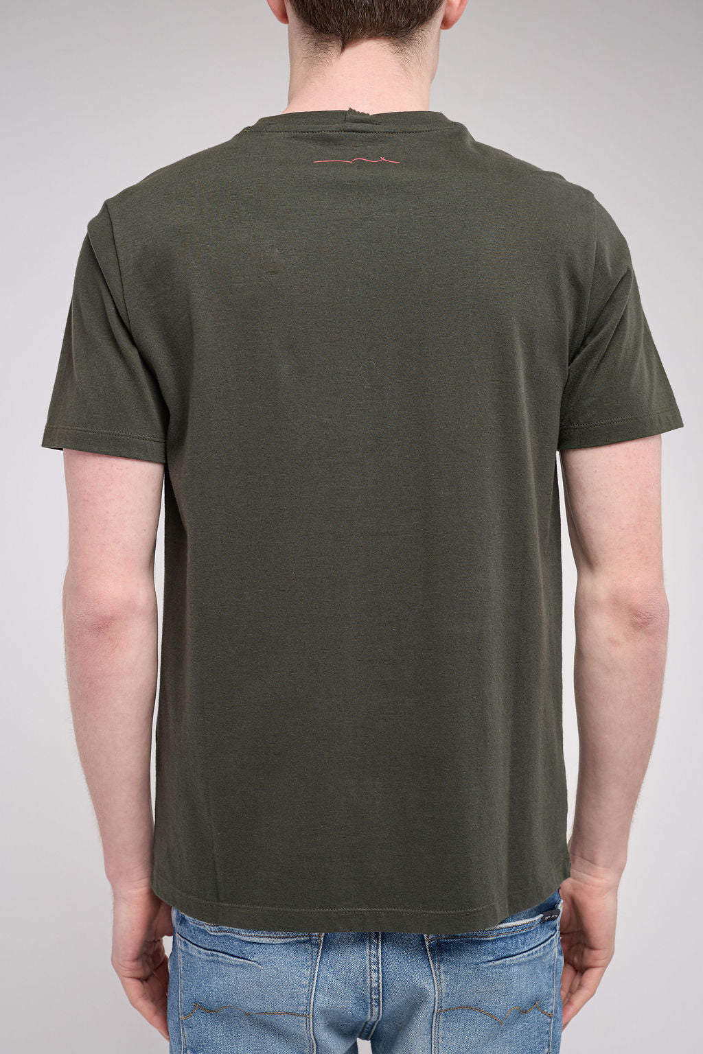 T-shirt col rond T-SOY 2 MC DEEP KAKI