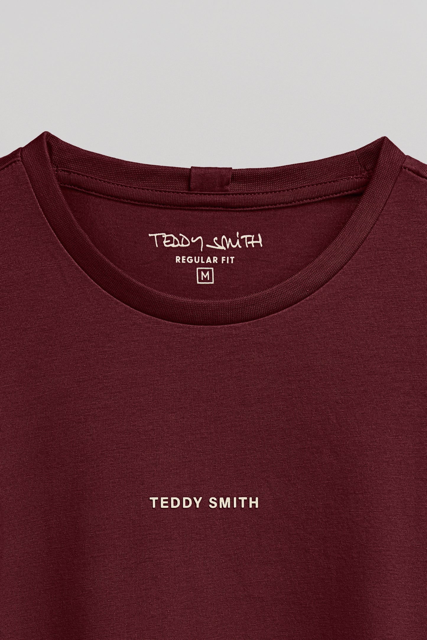 T-shirt T-SOY 2 MC BORDEAUX FONCE