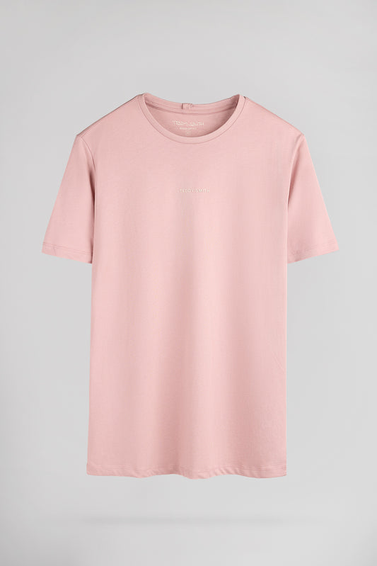 Achat T-shirt col rond T-SOY 2 MC WOOD ROSE