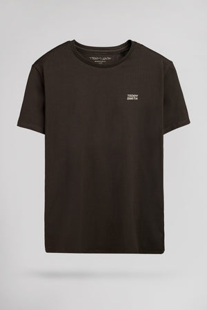 T-shirt col rond THE TEE 1 MC KAKI FONCE