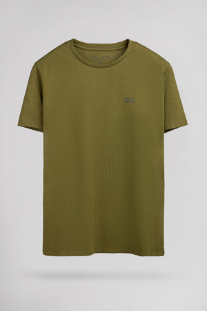 T-shirt col rond THE TEE 1 MC OLIVE