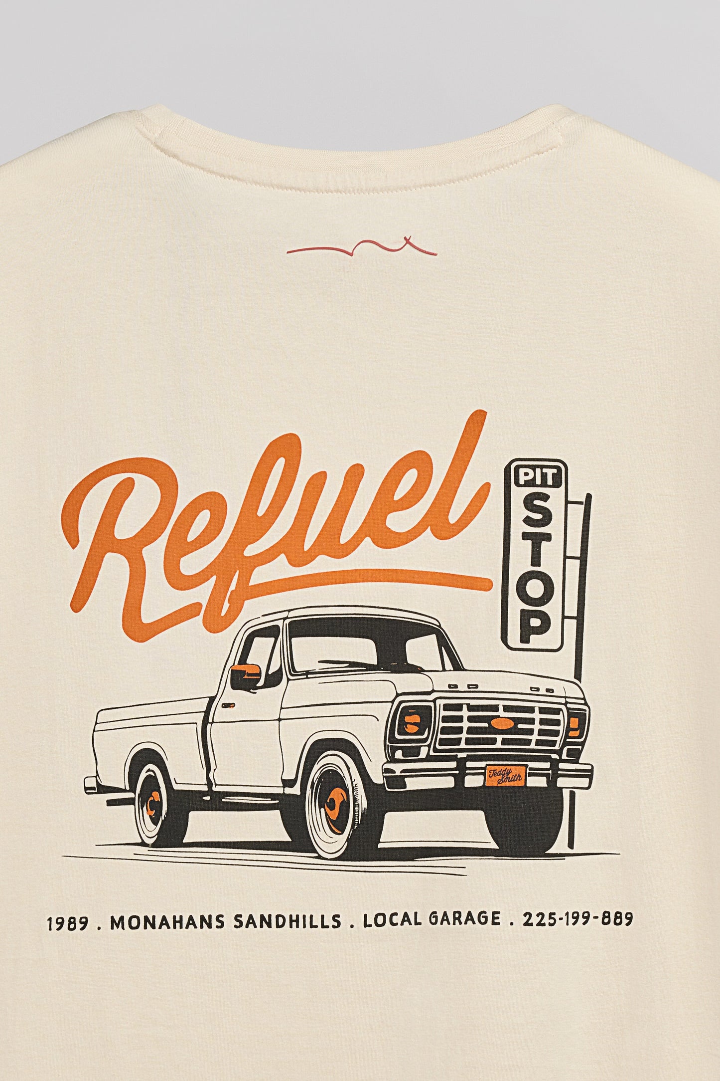 T-shirt col rond T-CARSER MC CREAM