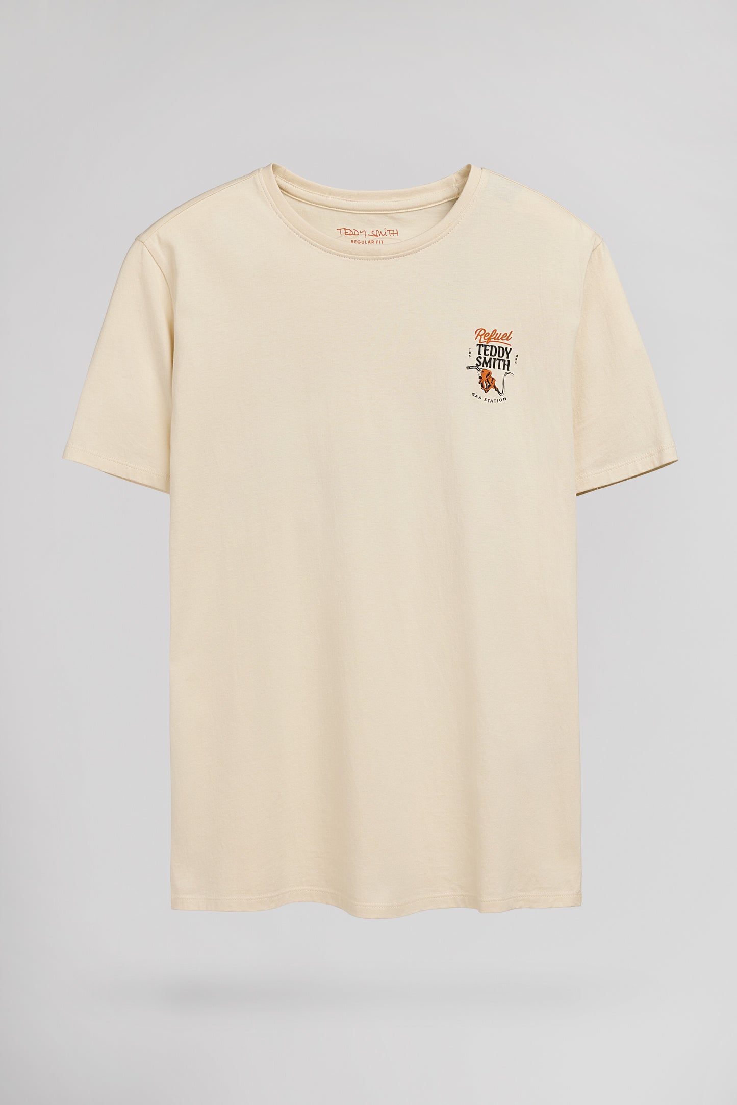 T-shirt col rond T-CARSER MC CREAM