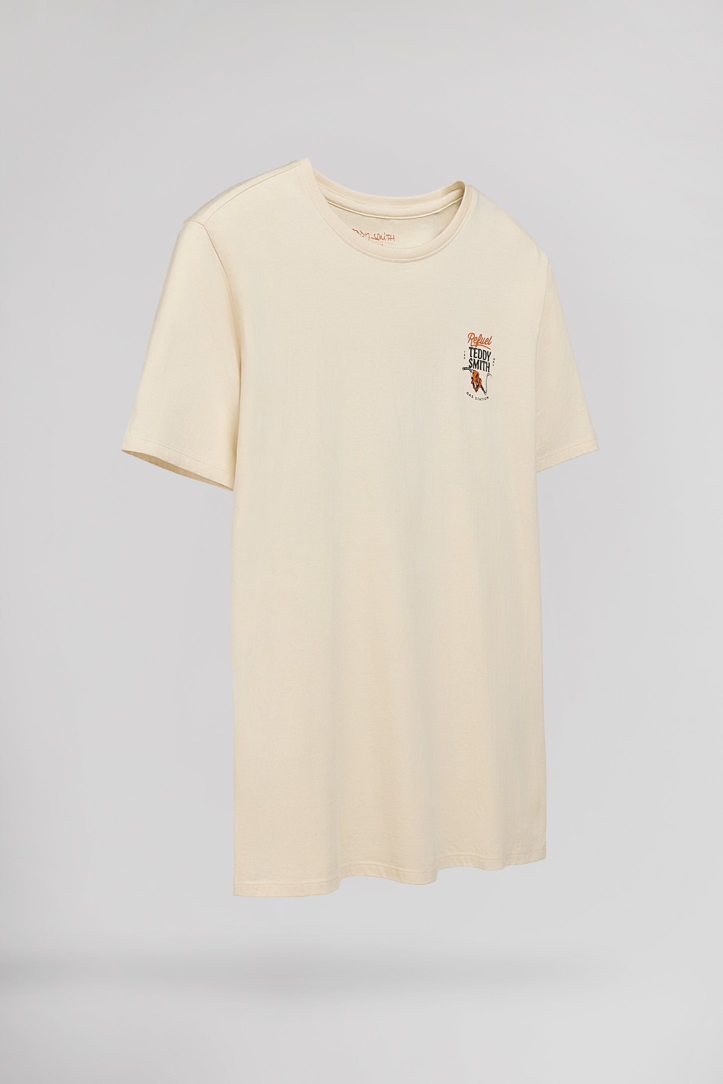 T-shirt col rond T-CARSER MC CREAM