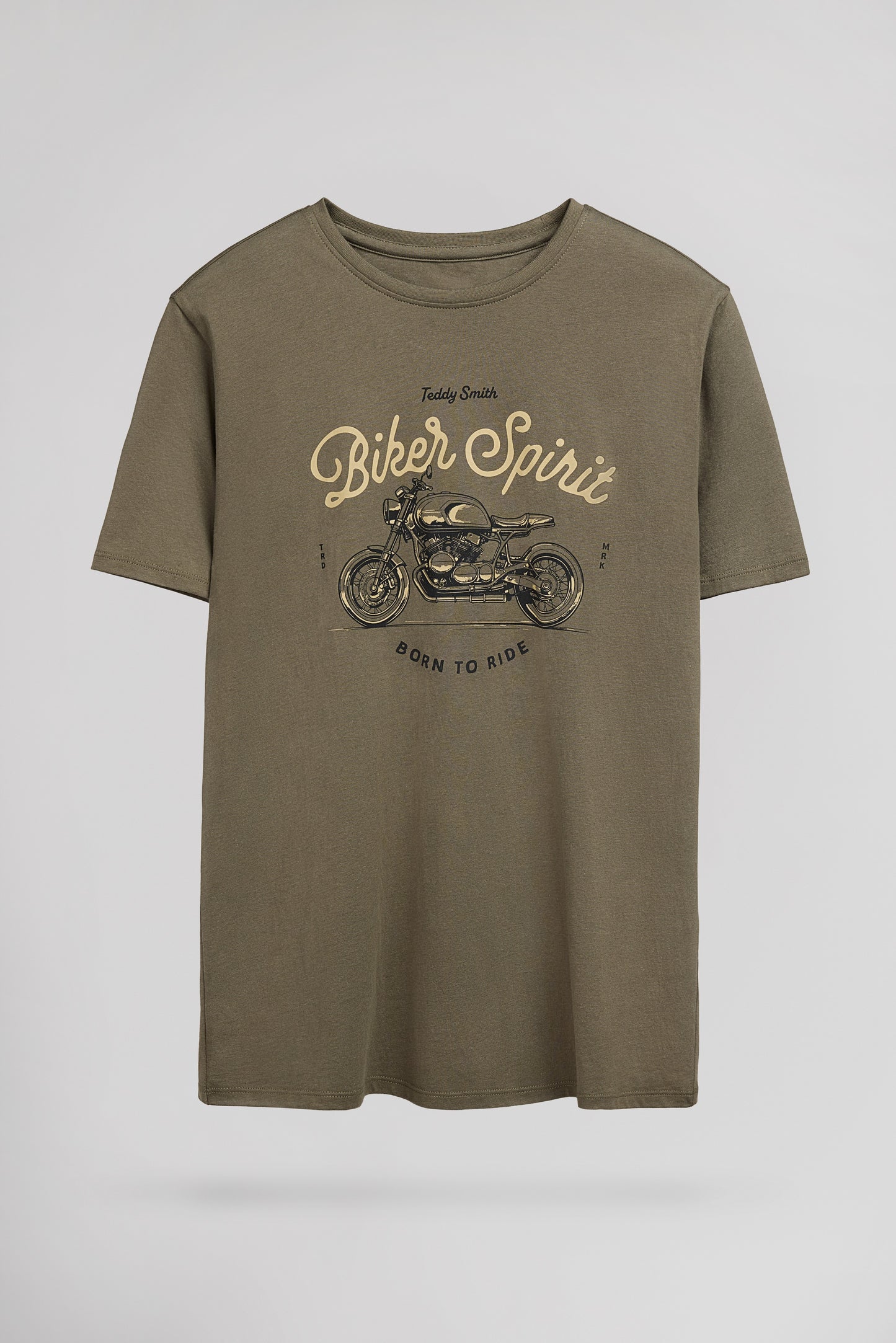 T-shirt col rond T-CARSO MC TURBULENCE KAKI