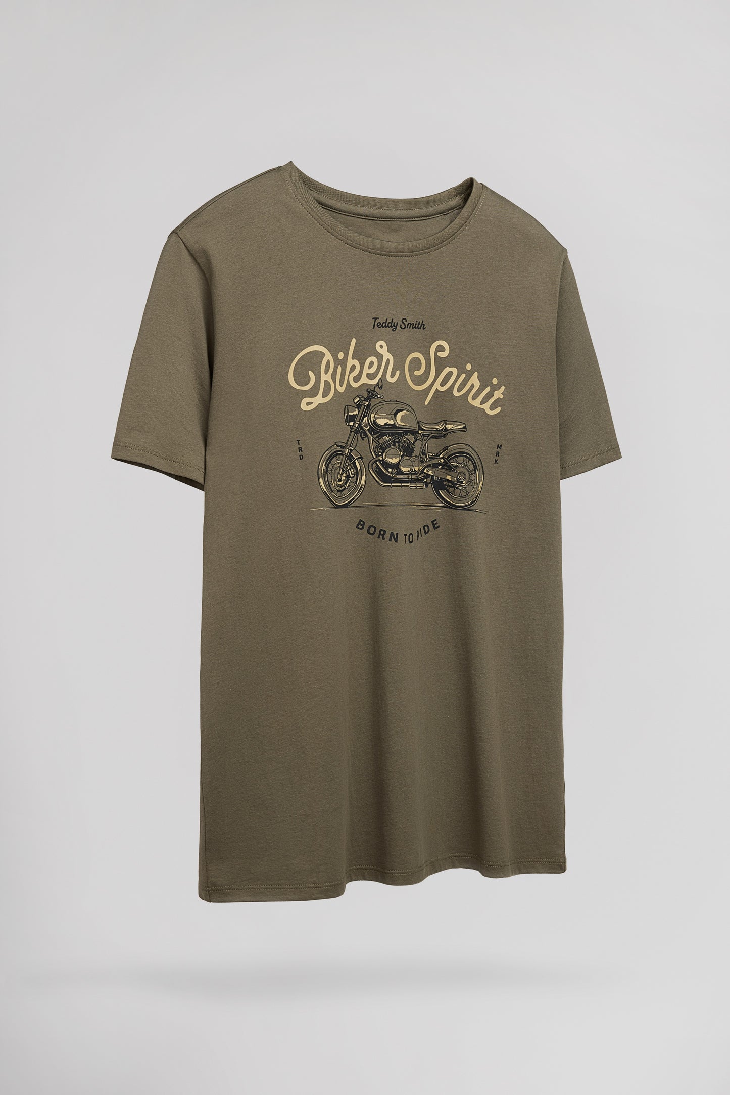 T-shirt col rond T-CARSO MC TURBULENCE KAKI