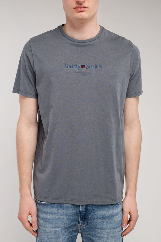 Achat T-shirt col rond T-JIM MC STROM GREY