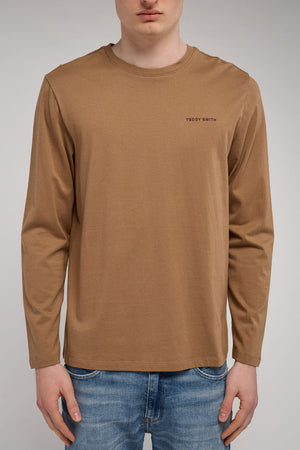 T-shirt col rond THE TEE 2 ML NOISETTE