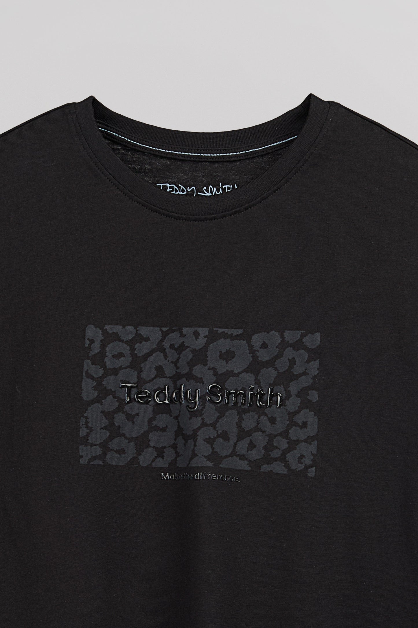T-shirt col rond T-ARES MC NOIR