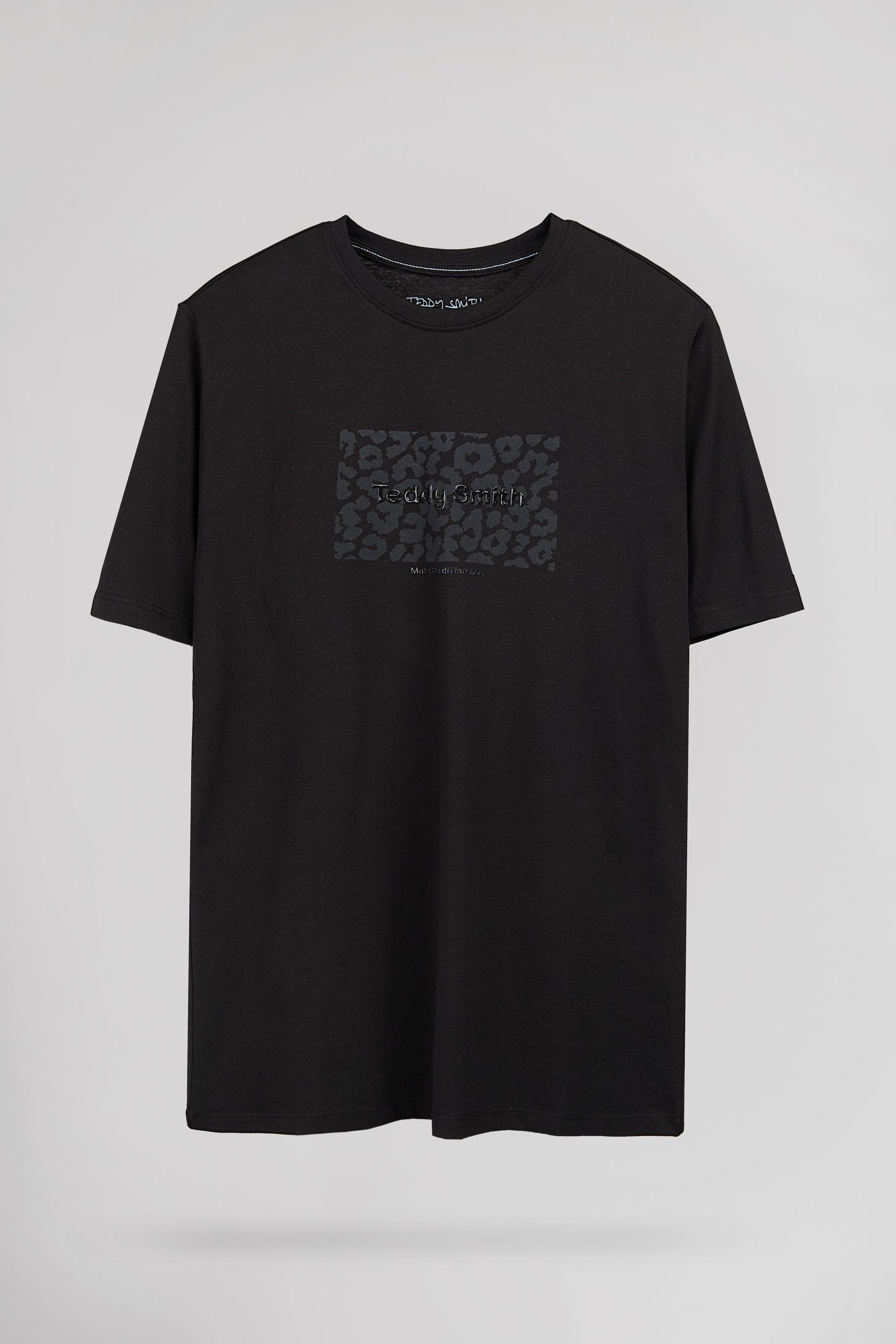 T-shirt col rond T-ARES MC NOIR