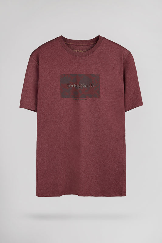 Achat T-shirt T-ARES MC BORDEAUX FONCE CHINE