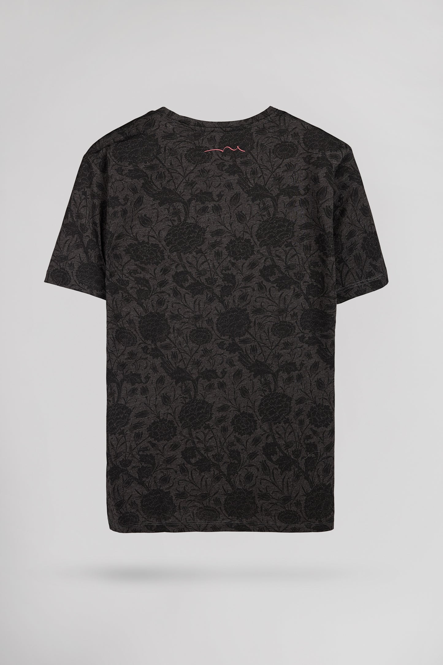T-shirt col rond T-ARESKI MC MELANGE BLACK