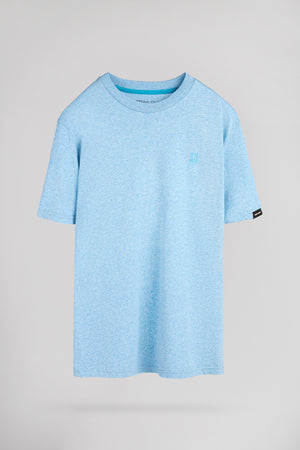 T-shirt col rond T-NARVIK MC BLEU PAON GRINDLE