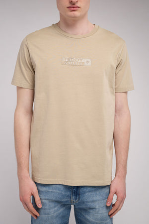T-shirt col rond T-JOHN MC BEIGE