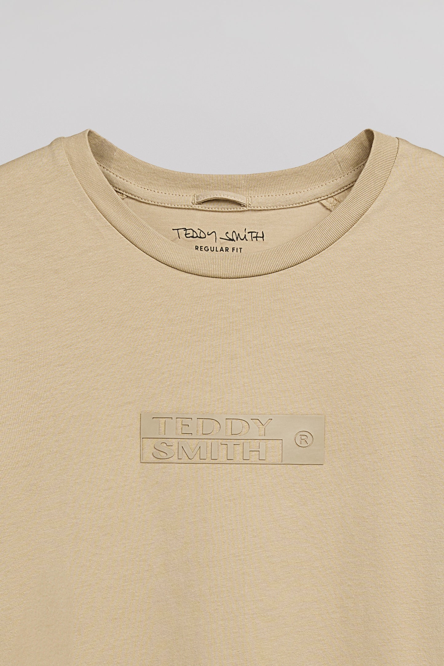 T-shirt col rond T-JOHN MC BEIGE