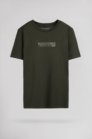 T-shirt col rond T-JOHN MC DEEP KAKI