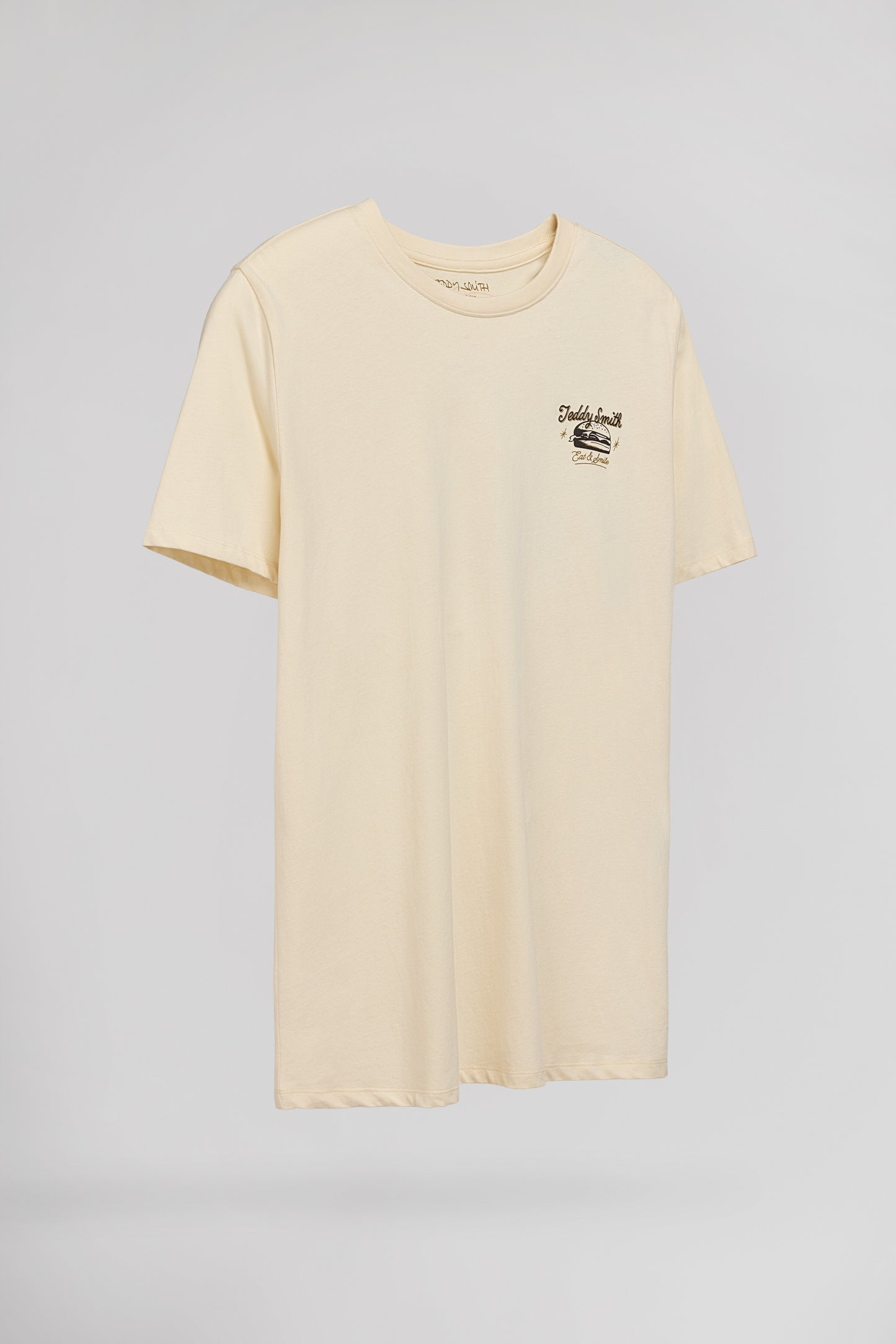 T-shirt col rond T-DINNER MC CREAM