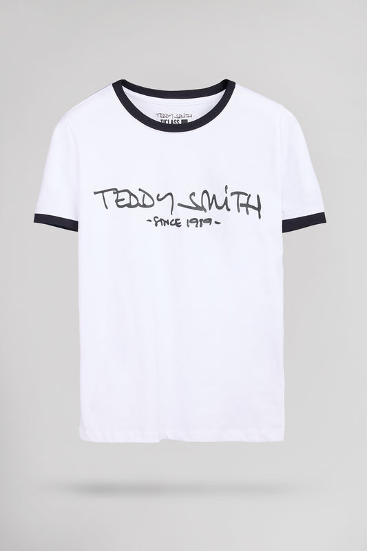 Achat T-shirt col rond TICLASS MC BLANC