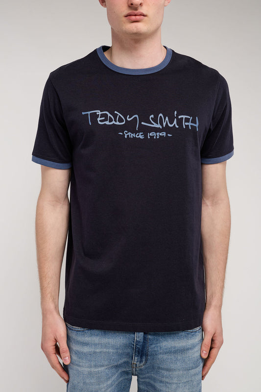 Achat T-shirt col rond TICLASS MC DARK NAVY 1