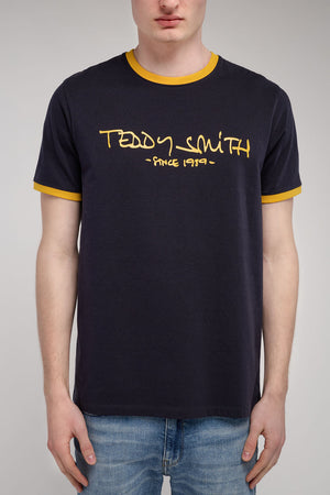 T-shirt col rond TICLASS MC DARK NAVY
