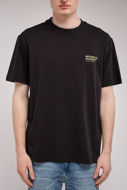 Achat T-shirt ample col rond T-FINLAY MC NOIR