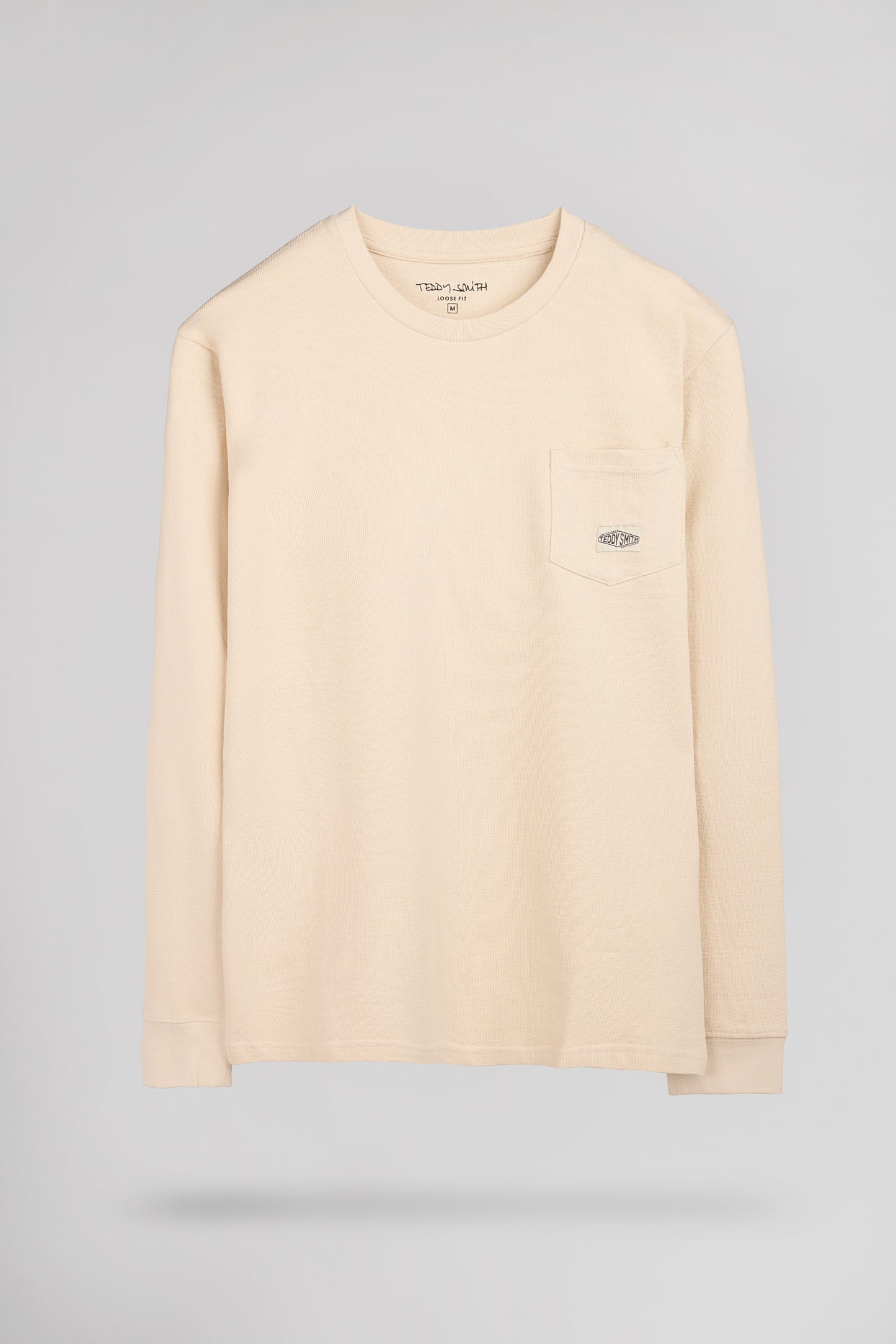 T-shirt col rond T-JAMESON ML CREAM