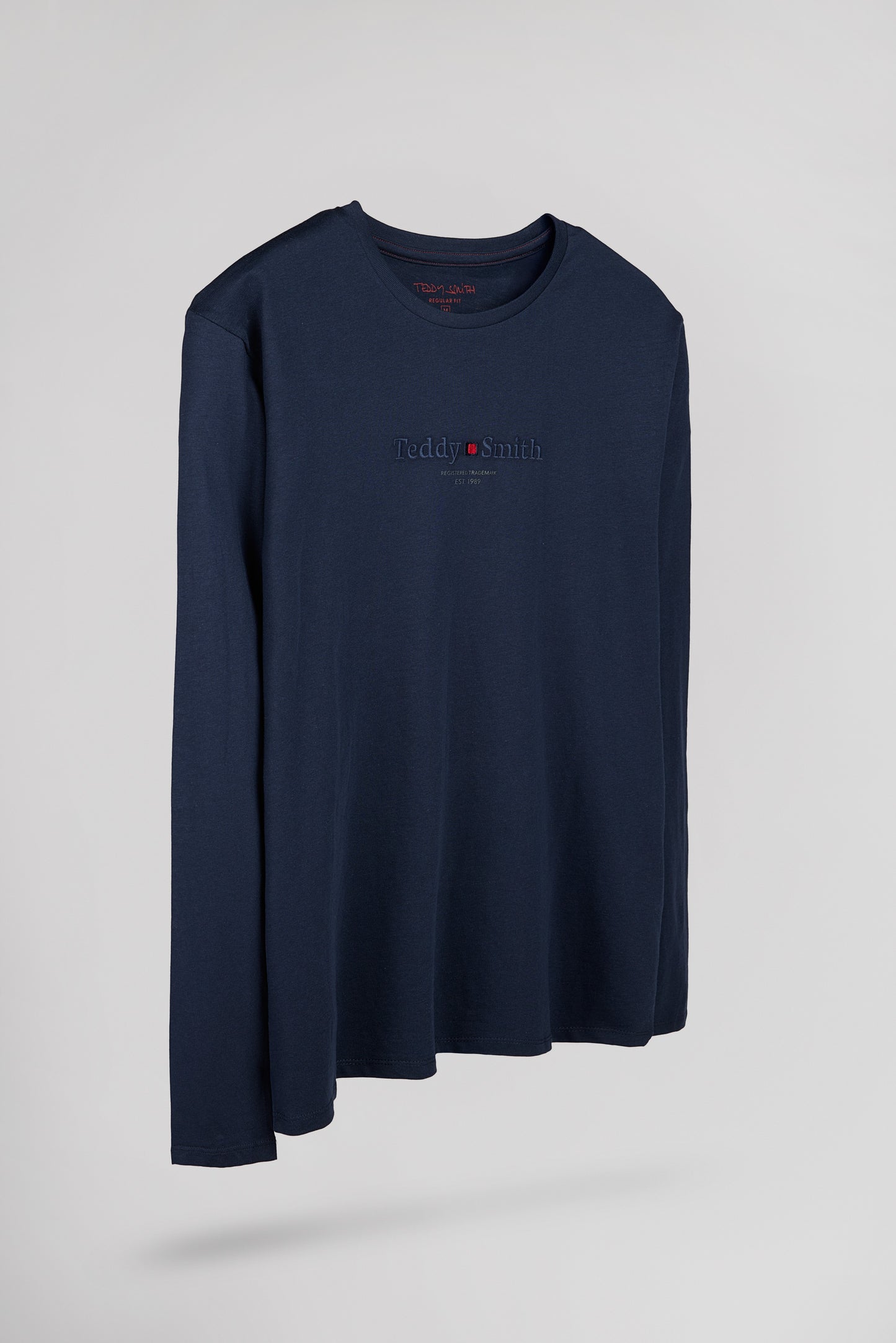 T-shirt col rond T-JIM ML TOTAL NAVY