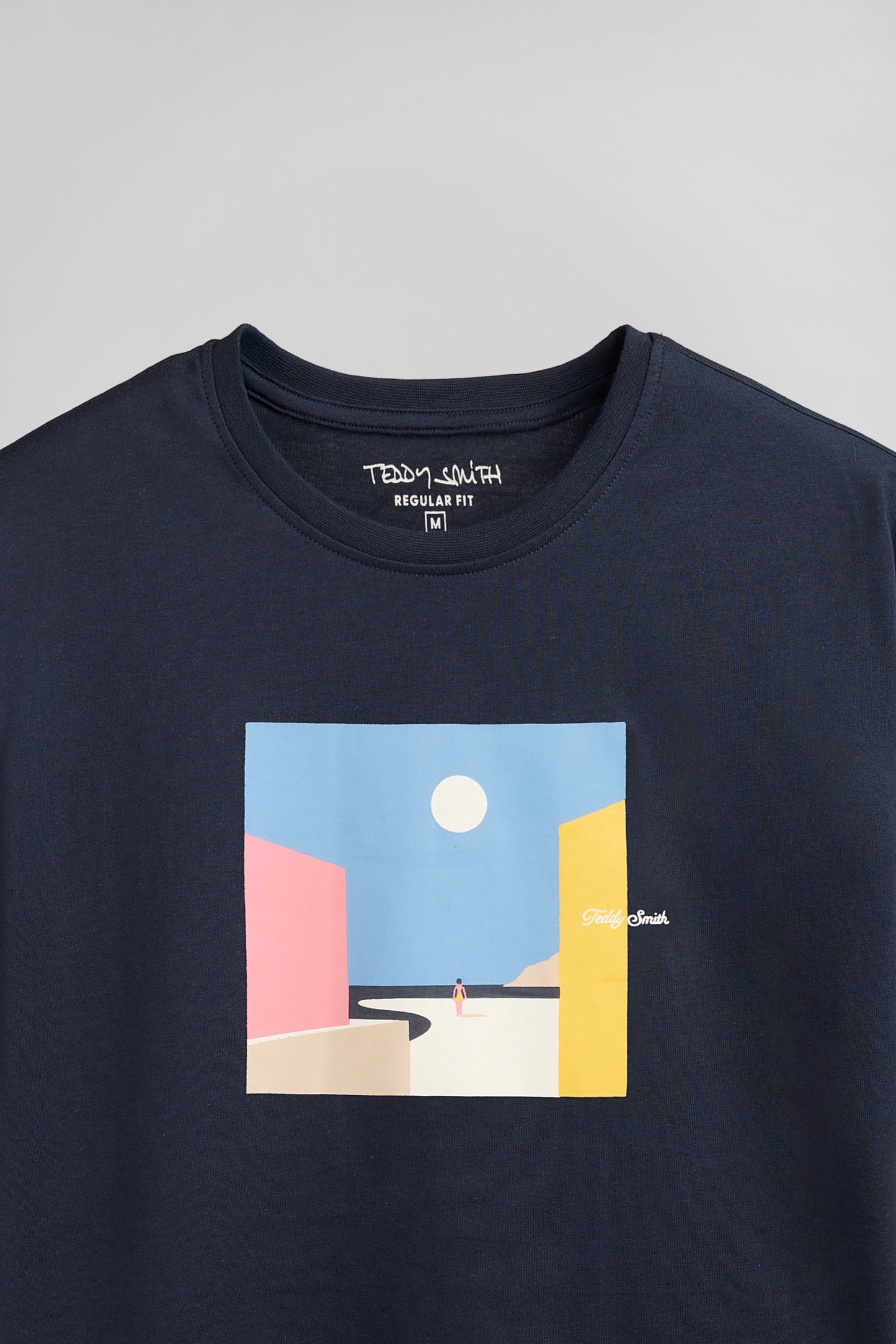 T-shirt col rond T-MINIMALIST MC TOTAL NAVY