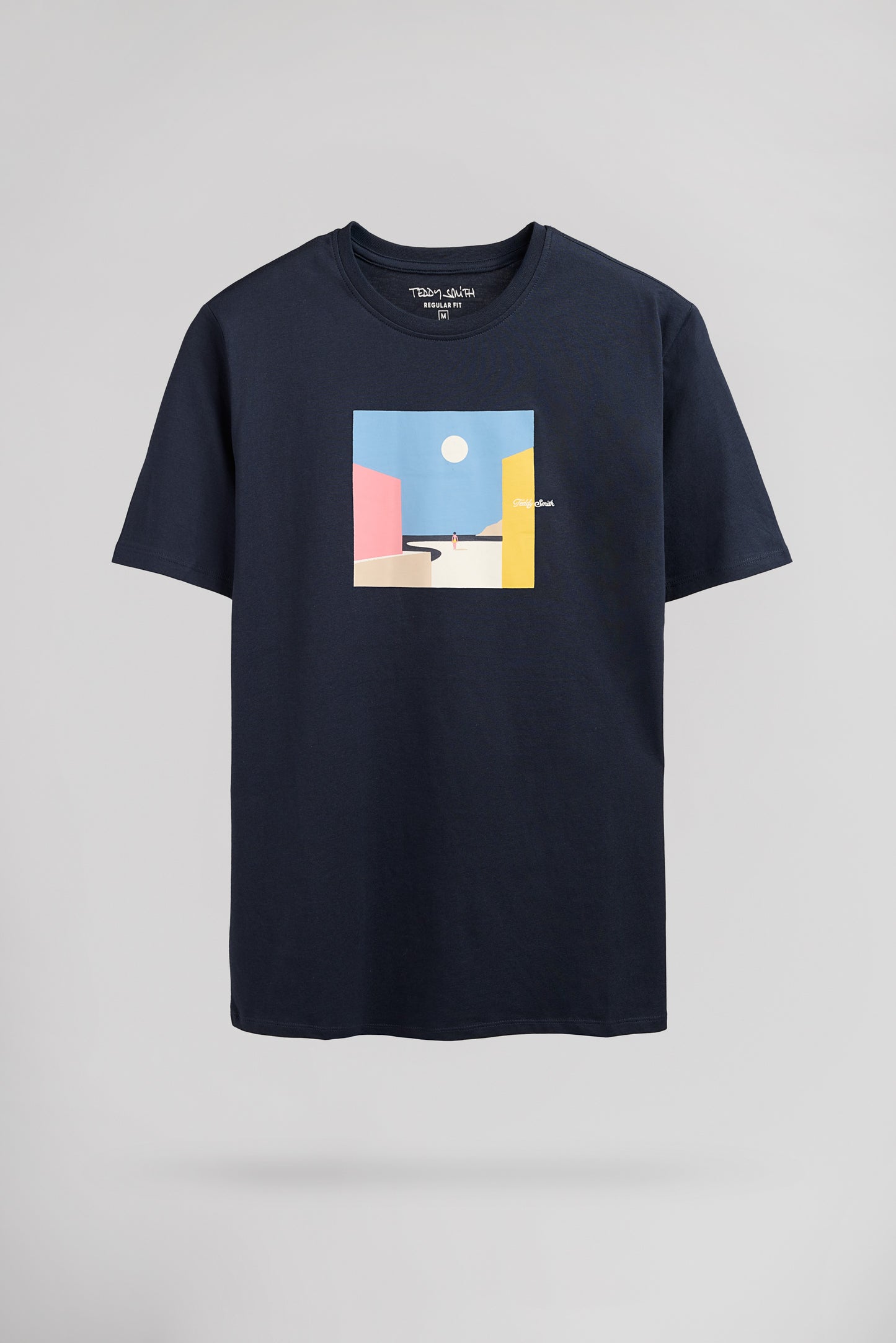 T-shirt col rond T-MINIMALIST MC TOTAL NAVY