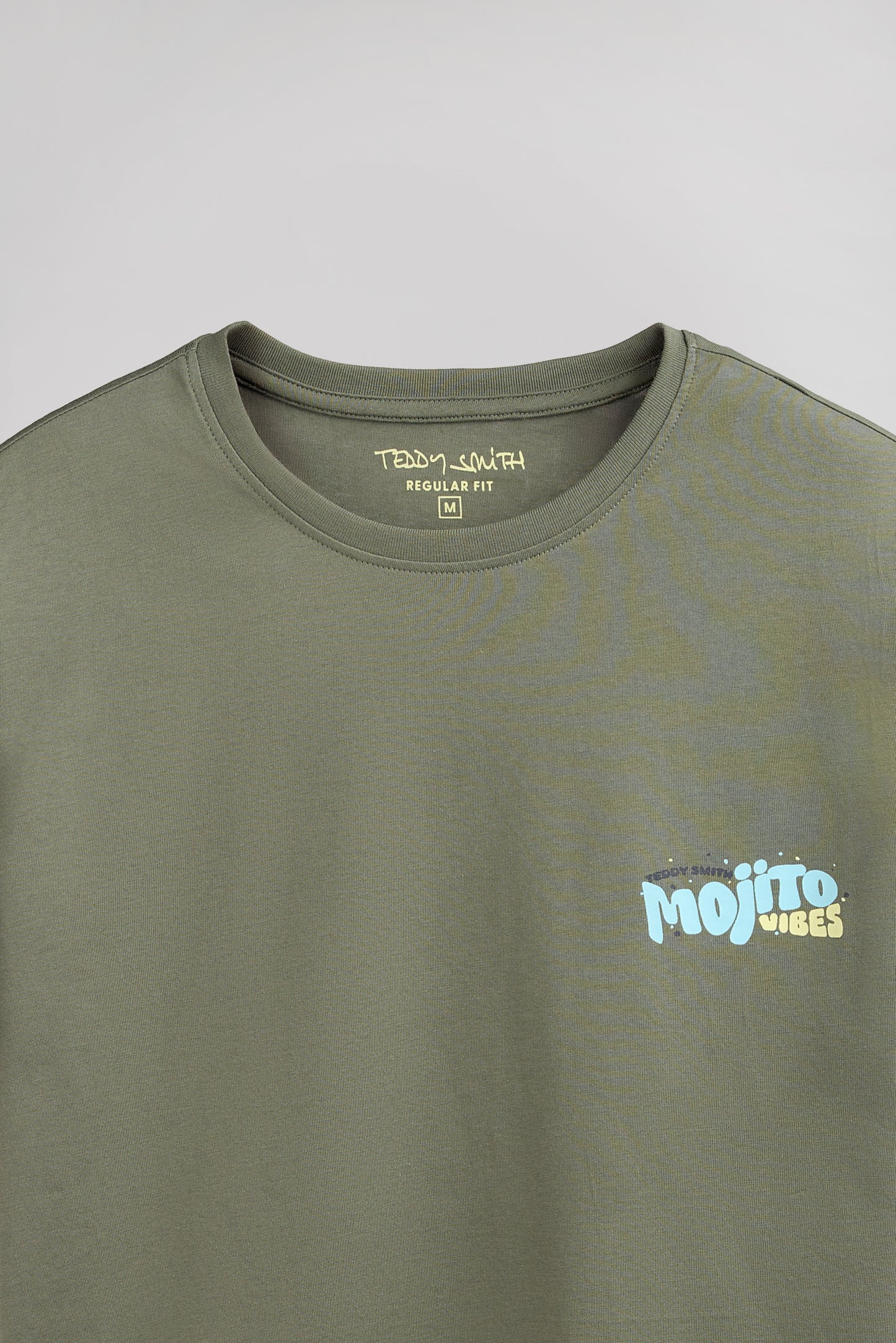 T-shirt col rond T-MOJITO MC MILITARY KAKI