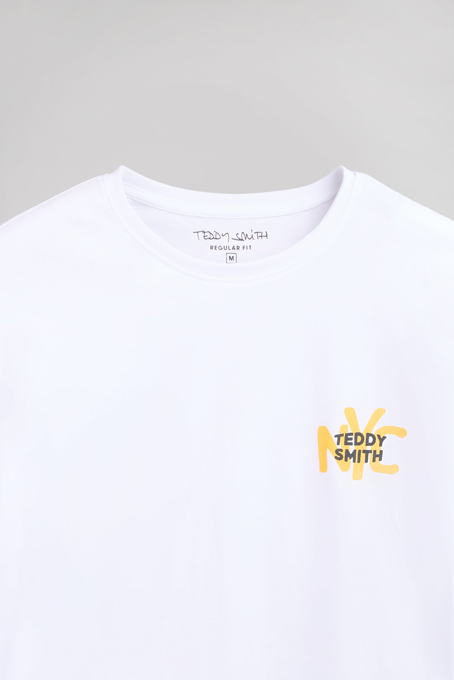 T-shirt col rond T-NYC MC BLANC