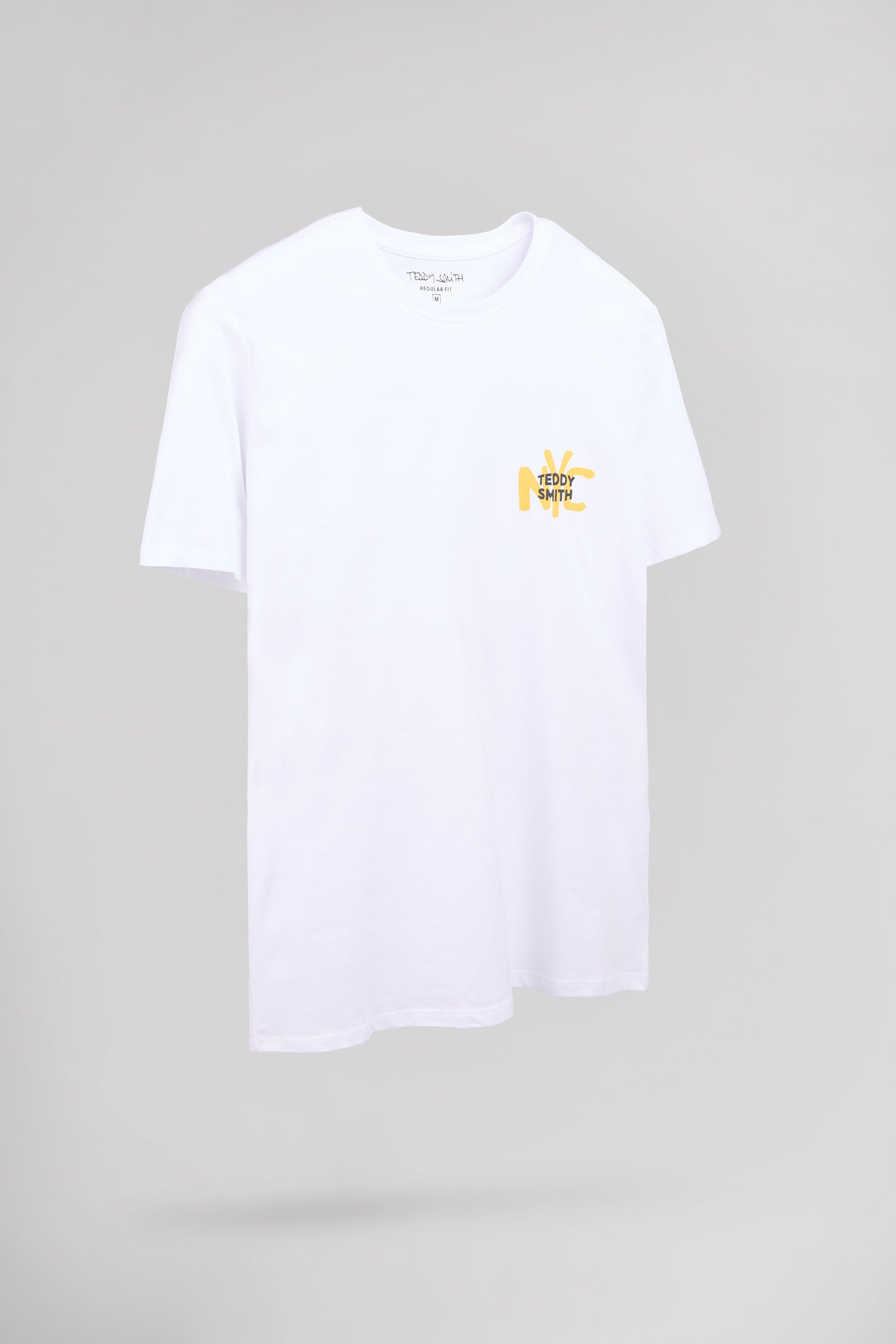 T-shirt col rond T-NYC MC BLANC