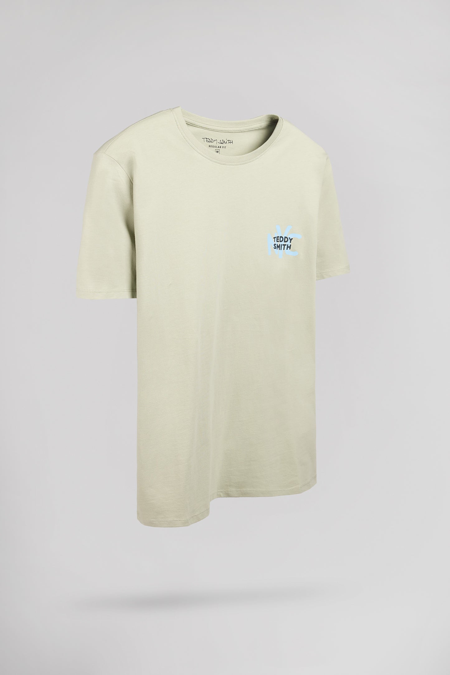 T-shirt col rond T-NYC MC VERT SAUGE