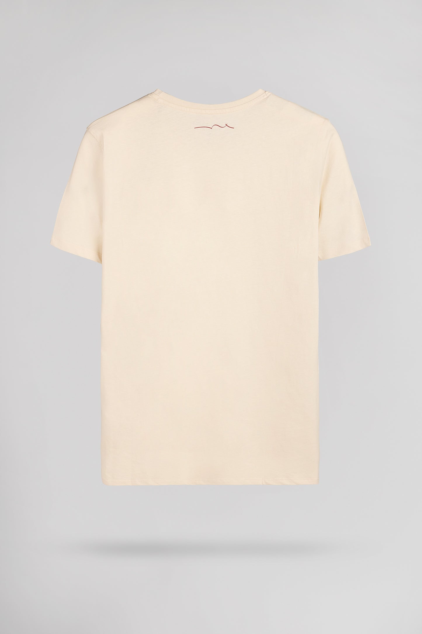 T-shirt col rond T-DUCK MC CREAM