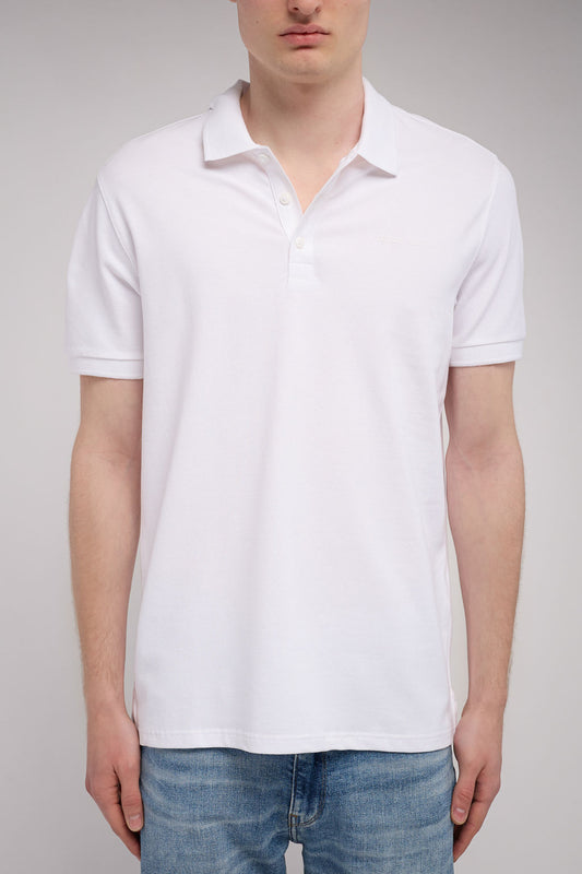 Achat Polo piqué P-ALBAN BLANC