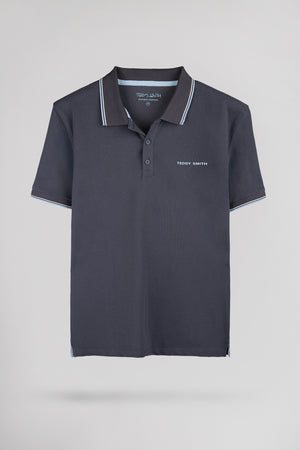 Polo piqué PASIAN 2 MC MINERAL INK
