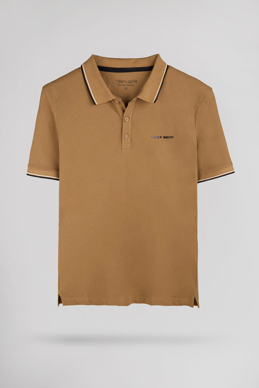 Achat Polo piqué PASIAN 2 MC NOISETTE