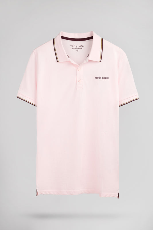Achat Polo piqué PASIAN 2 MC PINK SHIRT