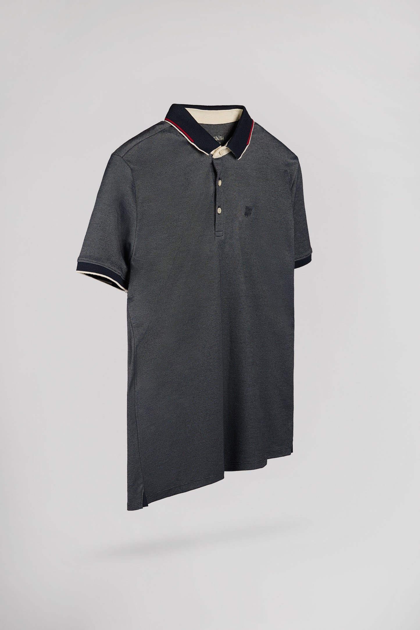 Polo piqué P-OXFORD MC DARK NAVY