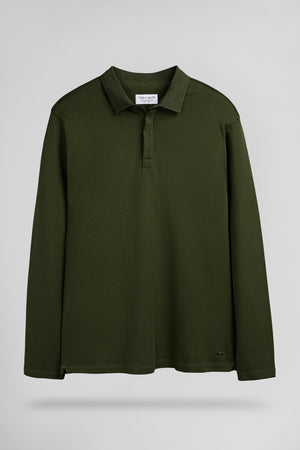 Polo manches longues P-ROBY ML DEEP KAKI