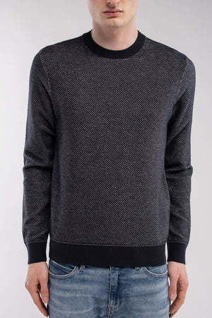 Pull P-MILAN 2 DARK NAVY/MOTIF 1