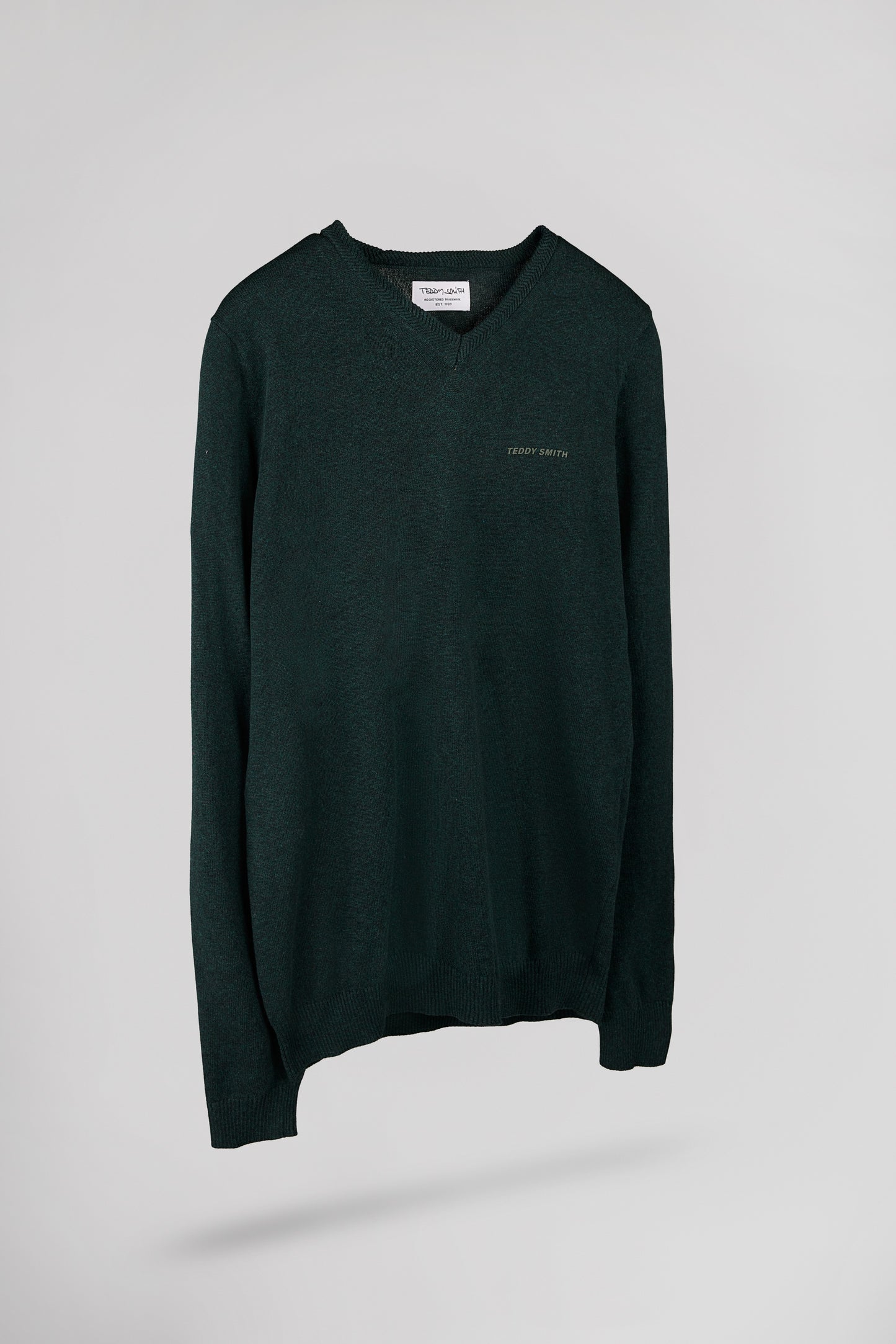 Pull ajusté col V PULSER 3 VERT SCARABE