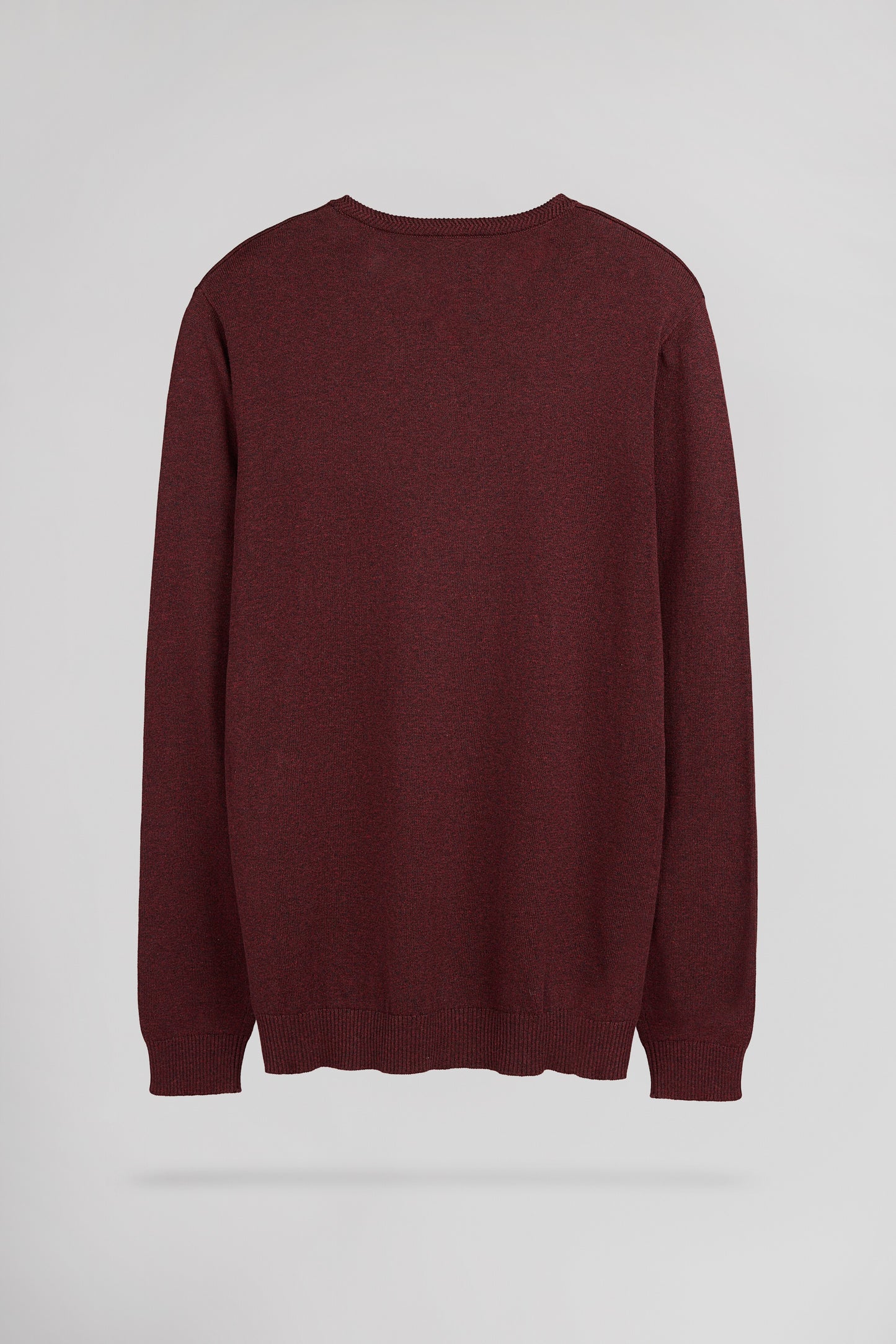 Pull col V PULSER 3 BORDEAUX FONCE