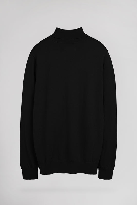 Achat Pull ajusté col roulé P-MARCELLUS NOIR