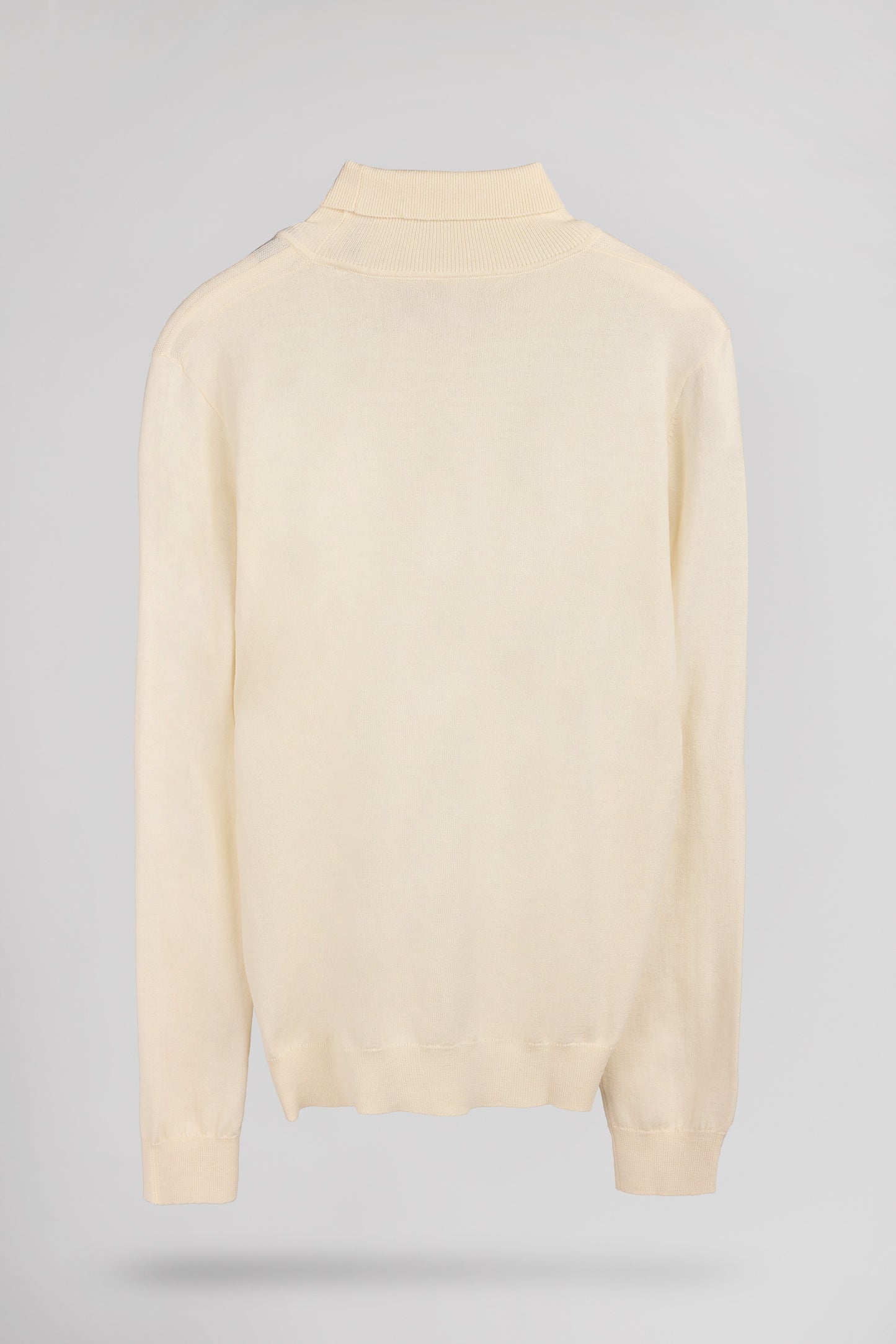 Pull ajusté col roulé P-MARCELLUS CREAM