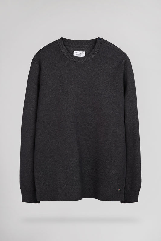 Achat Pull col rond P-DRYSTAN MELANGE BLACK - Teddy Smith