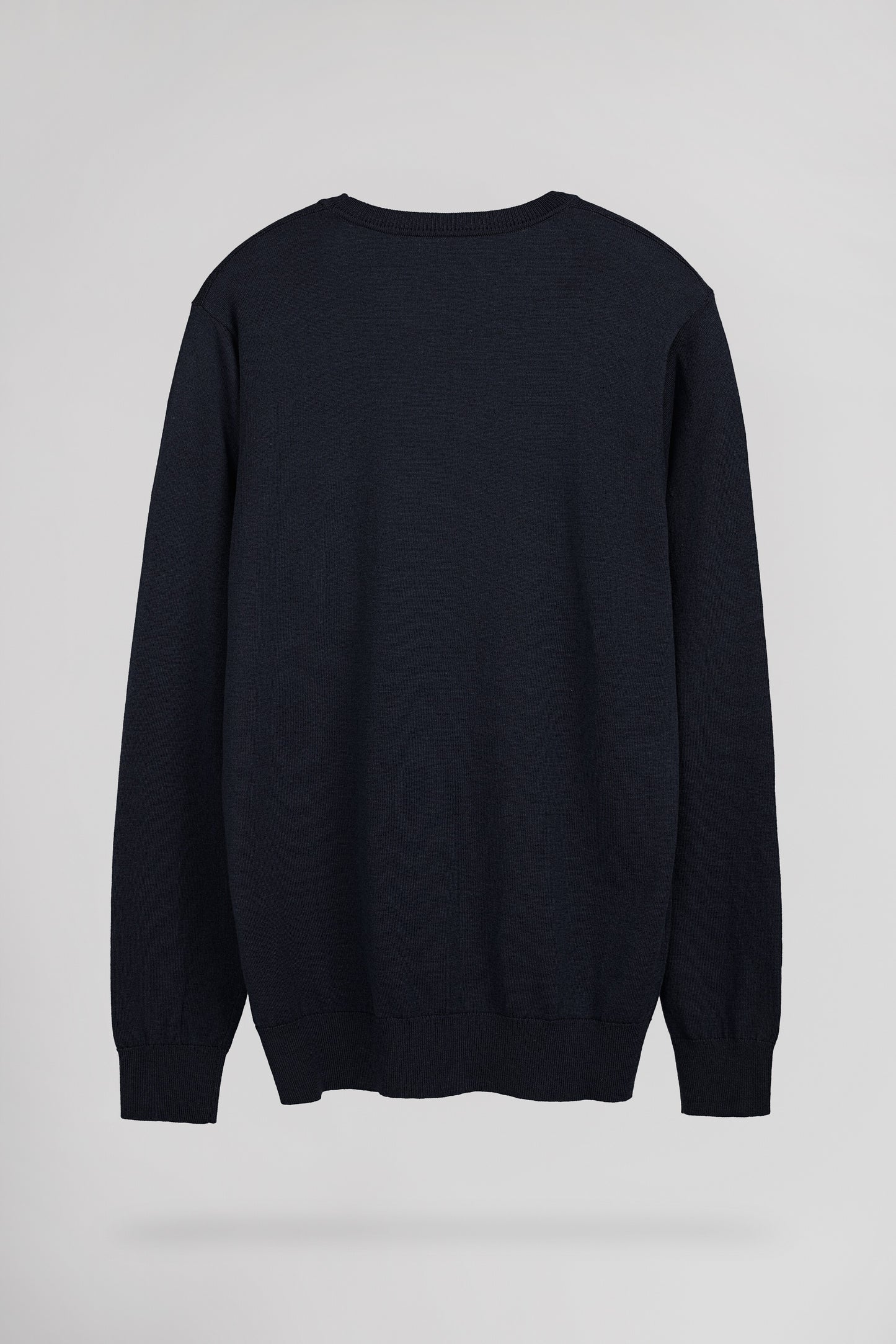 Pull col rond P-MARTINO DARK NAVY CHINE