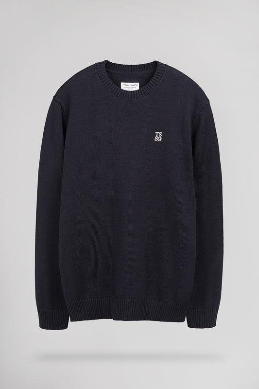 Achat Pull en coton col rond P-JIMMY TOTAL NAVY